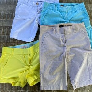 SHORTS JCREW (3) & Aeropostal (1). Bermuda or long shorts .good condition.